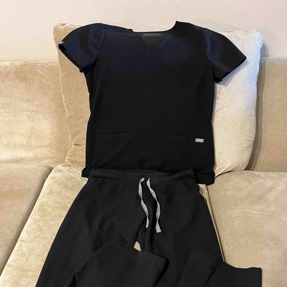 Figs Pants & Jumpsuits Figs Mmp Black Scrub Set Poshmark